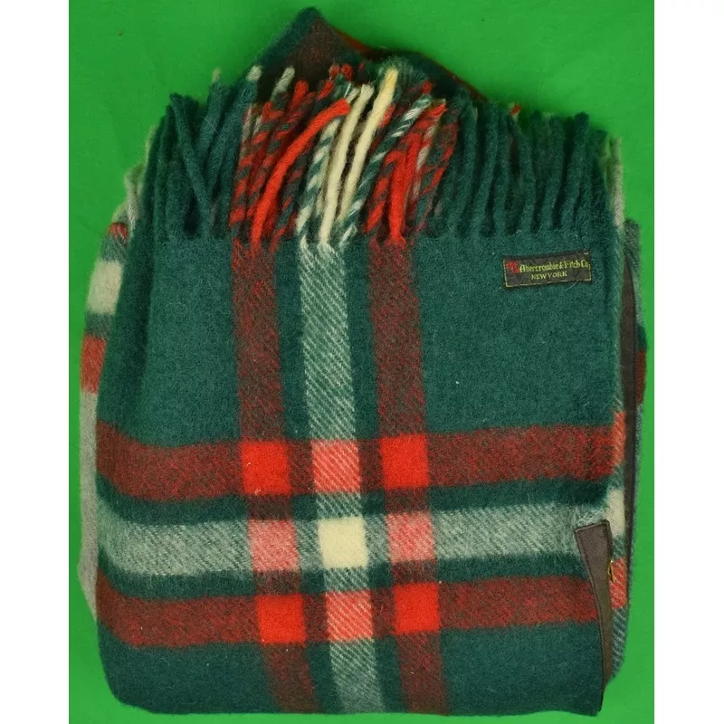 "Abercrombie & Fitch Scotch Wool Plaid Sleeping Bag" (SOLD)