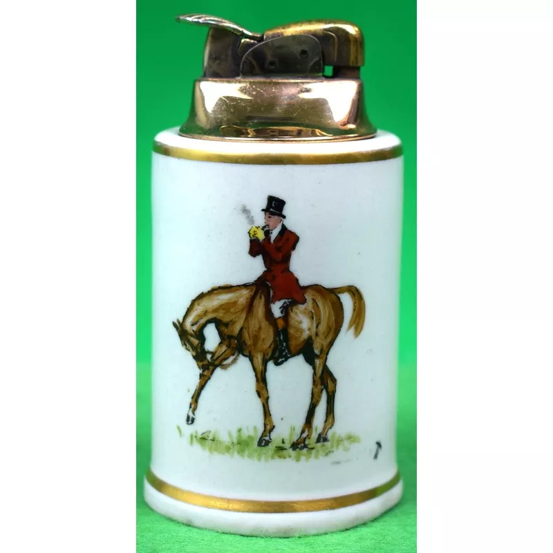"Abercrombie & Fitch x Cyril Gorainoff Porcelain Fox-Hunter w/ Evans Brass Lighter"