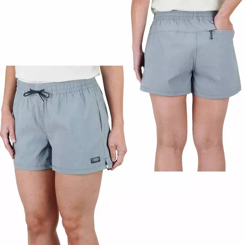 Aftco Harbor Gray Cloudbreak Volley Women’S Short