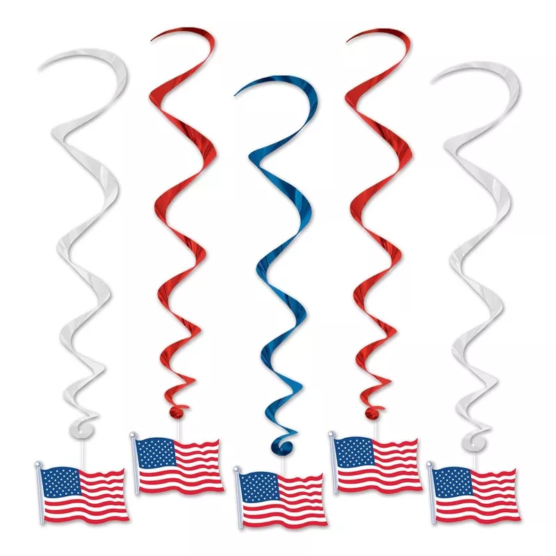 American Flag Party Whirls