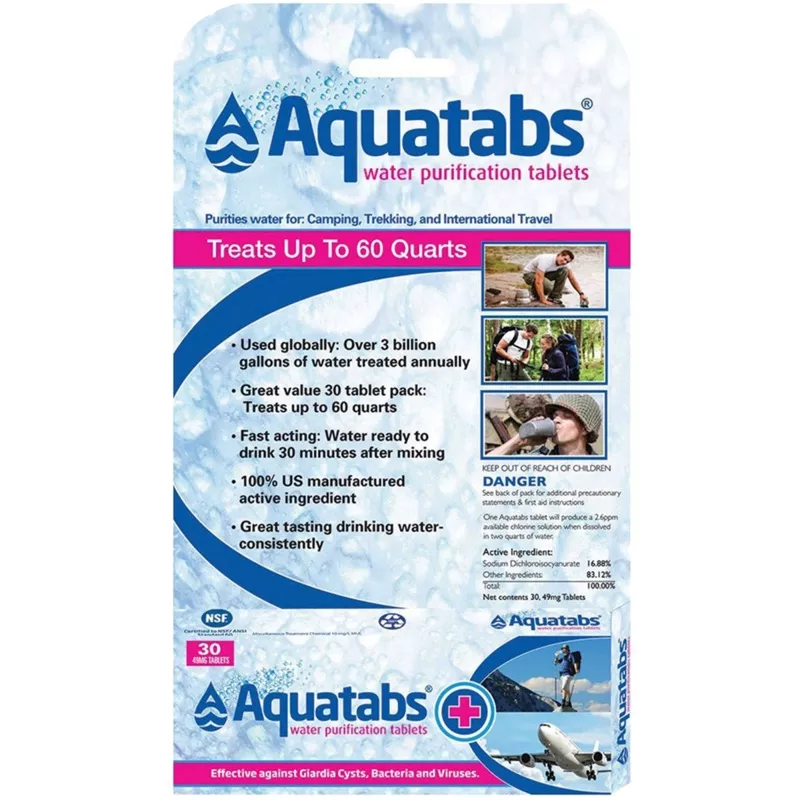 Aquatabs (30 Pack)|One|One Size