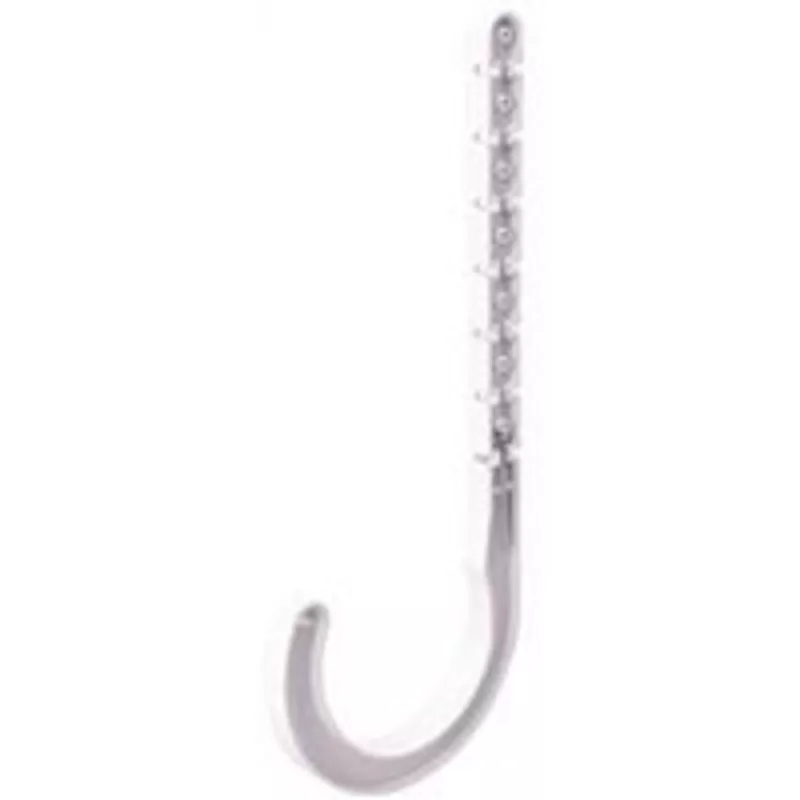 B & K Drain J-Hook, 2" Opening, ABS, 2" x 7" Plastic J Hook (P02-200HC)