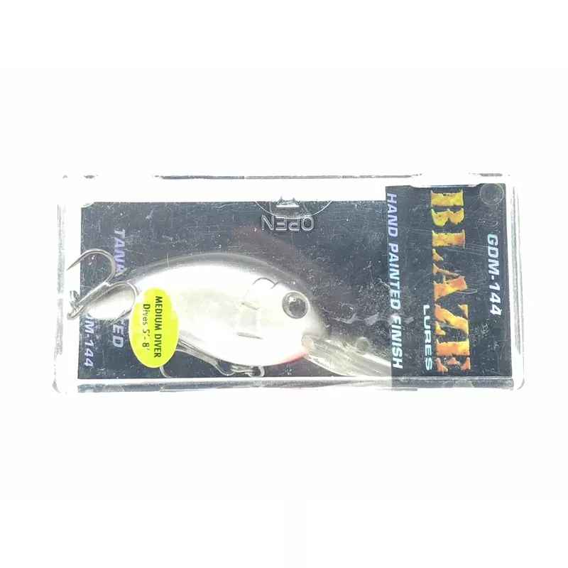 Blaze Shallow Diver White and Black Back Hand Painted