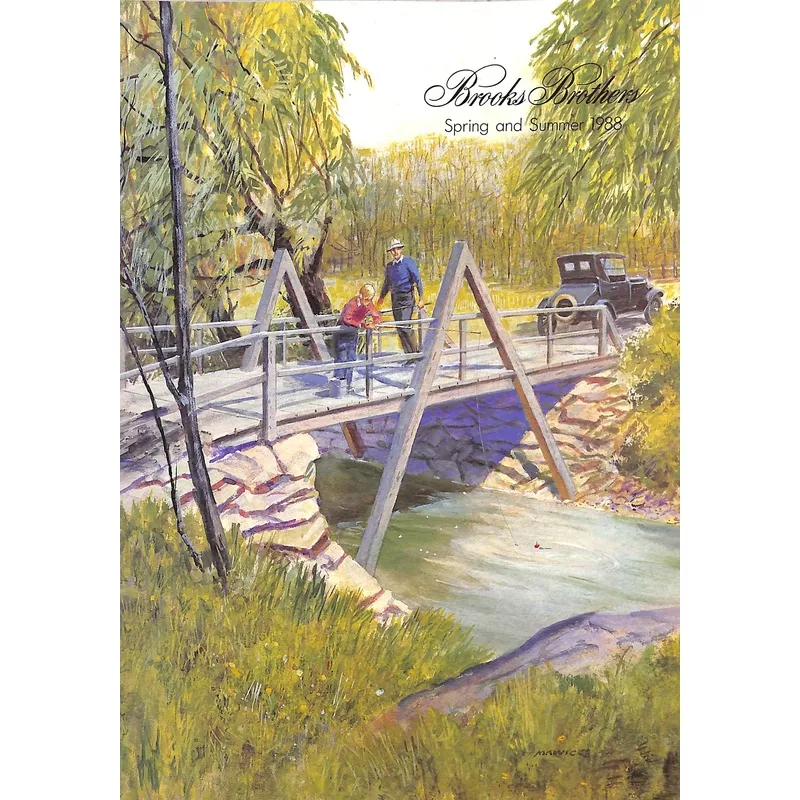 "Brooks Brothers Spring And Summer" 1988 Catalog