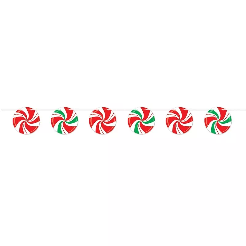 Christmas Peppermint Streamer