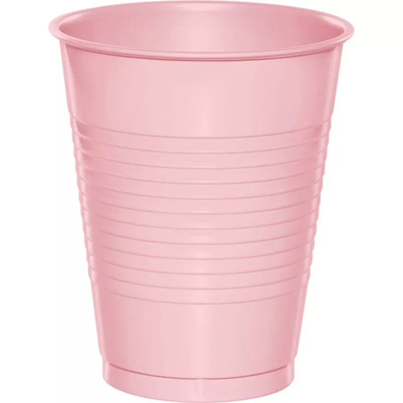 Classic Pink 16 oz Plastic Cups (240 per Case)