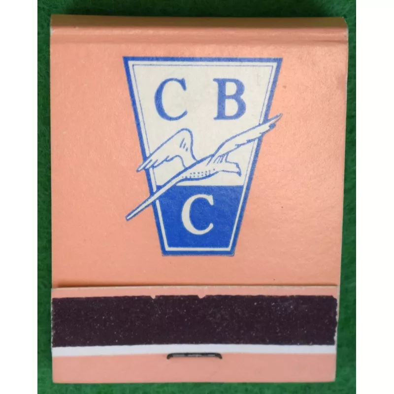 "Coral Beach Club Bermuda Matchbook" (UNSTRUCK)