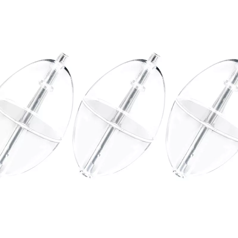 Dr.Fish 10pcs Fishing Slip Bubble Floats 3 Sizes