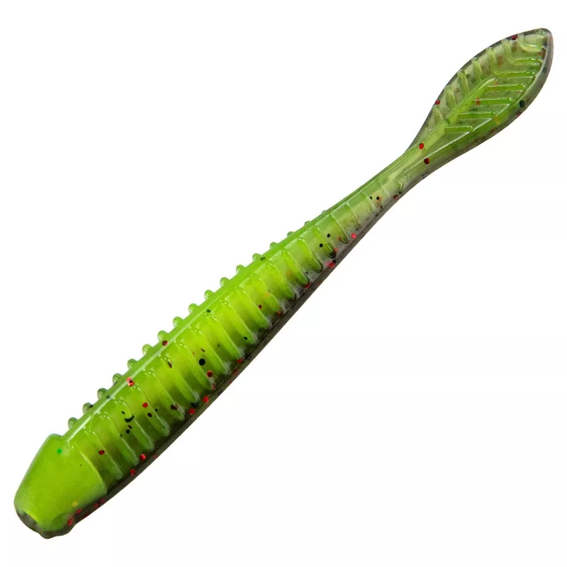 Dr.Fish 20pcs Flat Tail Soft Plastic Baits 3.3"