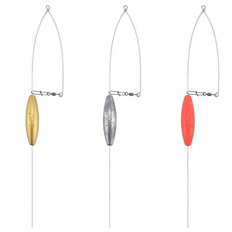 Dr.Fish 4pcs Bottom Bouncers for Walleye Rig