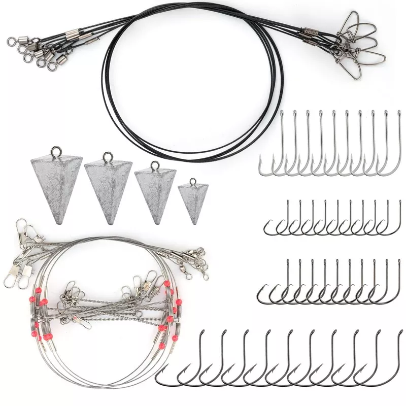 Dr.Fish 54pcs Sea Fishing Rig Making Kit