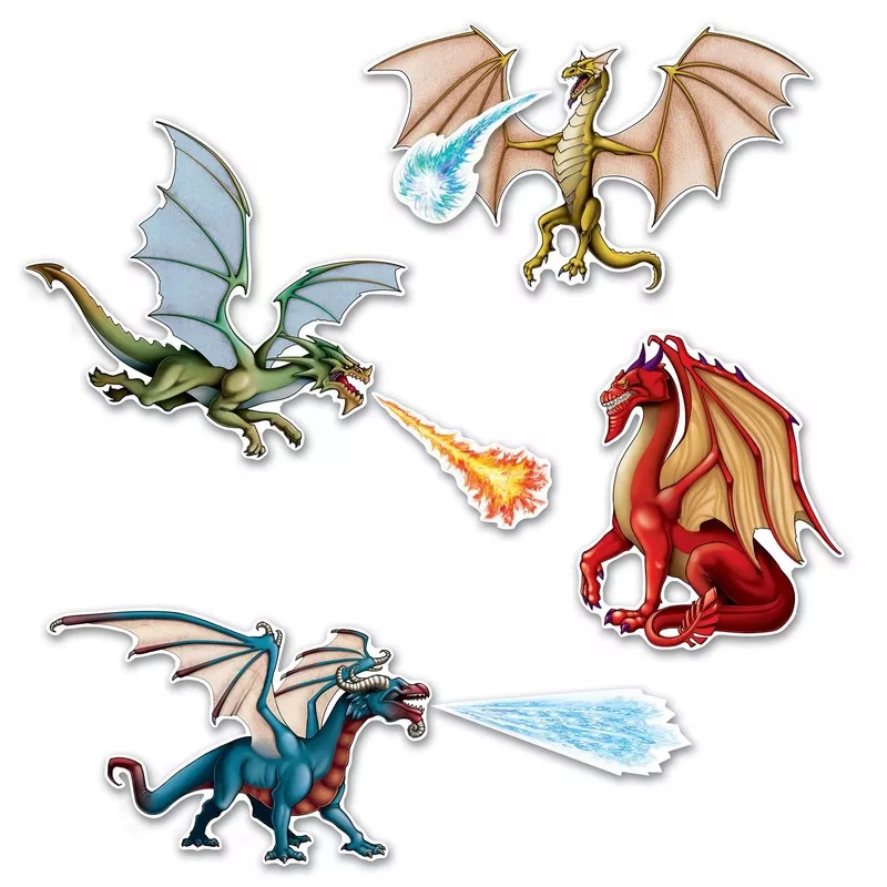 Dragon Party Cutouts