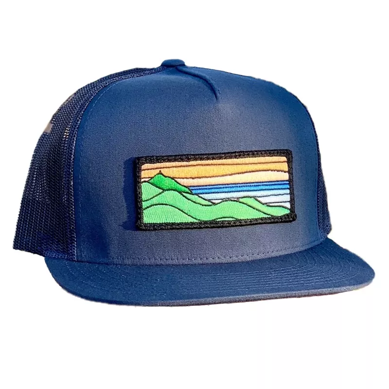 Flat Brim Trucker with Ridgecrest Patch