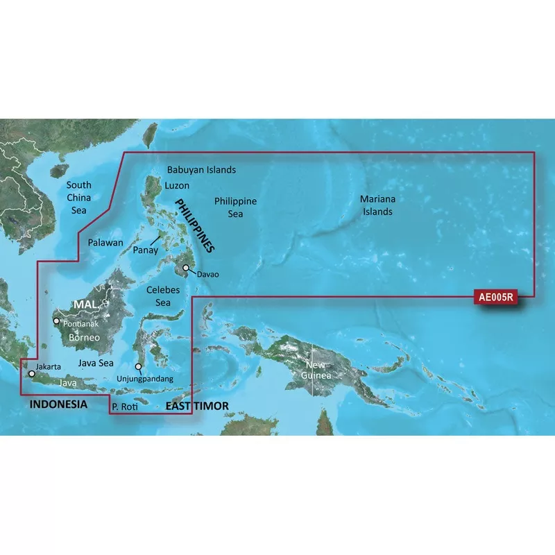 Garmin BlueChart g2 HD - HXAE005R - Phillippines - Java - Mariana Islands - microSD-SD