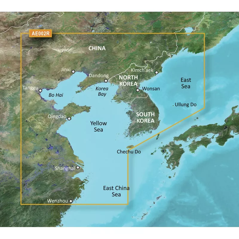 Garmin BlueChart g2 Vision HD - VAE002R - Yellow Sea - microSD-SD