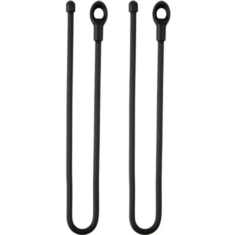 Gear Tie Loopable, Black - 12 (2 Pack)