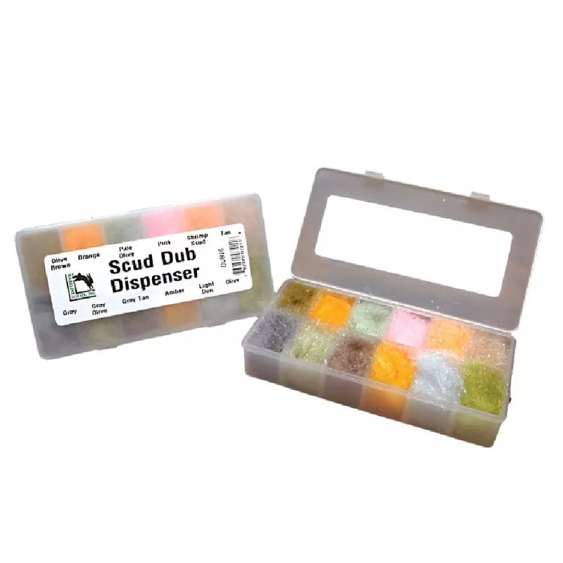 Hareline Scud Dub Dispenser Assorted - Dispenser #26