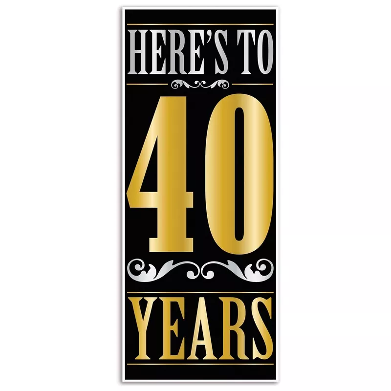 Here’s To 40 Years Door Cover