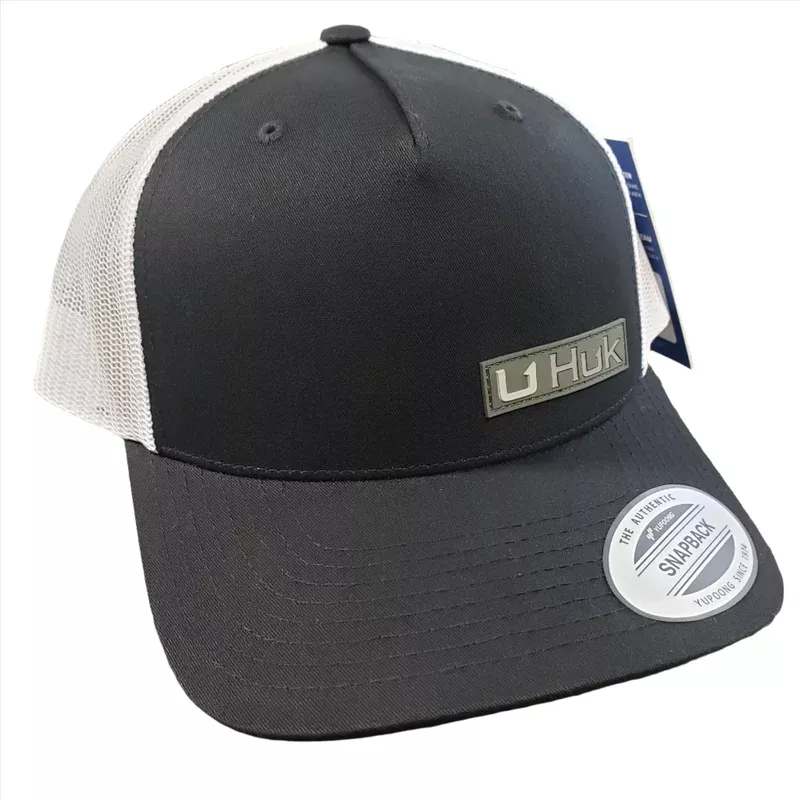 Huk Side Arm Trucker Hat – Black