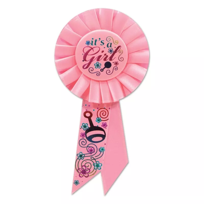 It’s A Girl Rosette