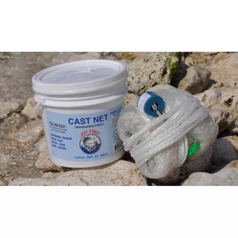 Joy Fish Menhaden Cast Net with 5/8" Sq. Mesh