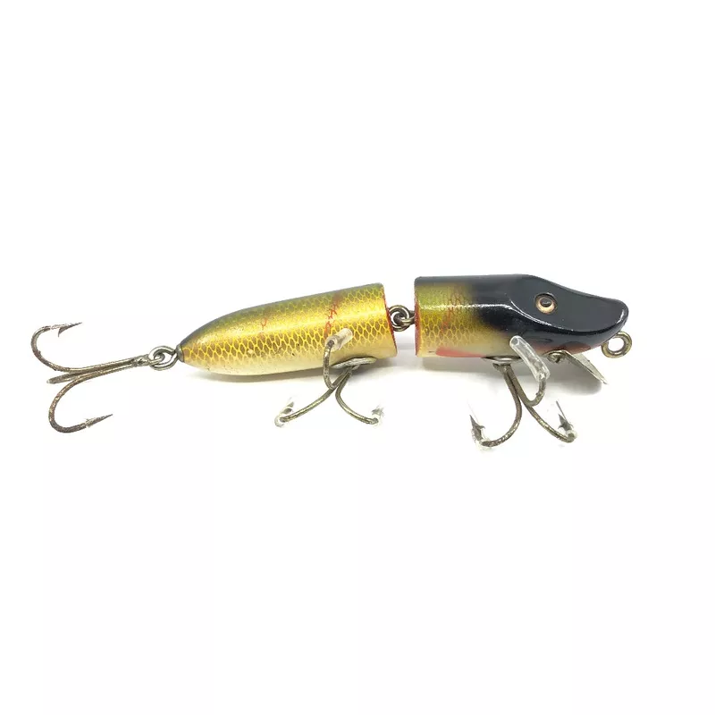 Lucky Strike Jointed Siren Minnow in Red Stripe Perch Color