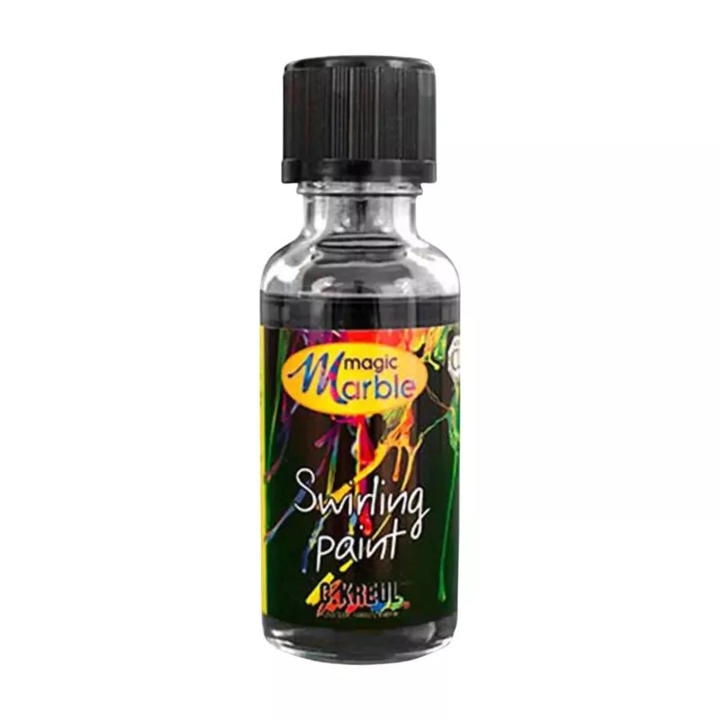 Magic Marble Swirling Paints Easy Marbling with Tap Water (1oz Bottles) Black