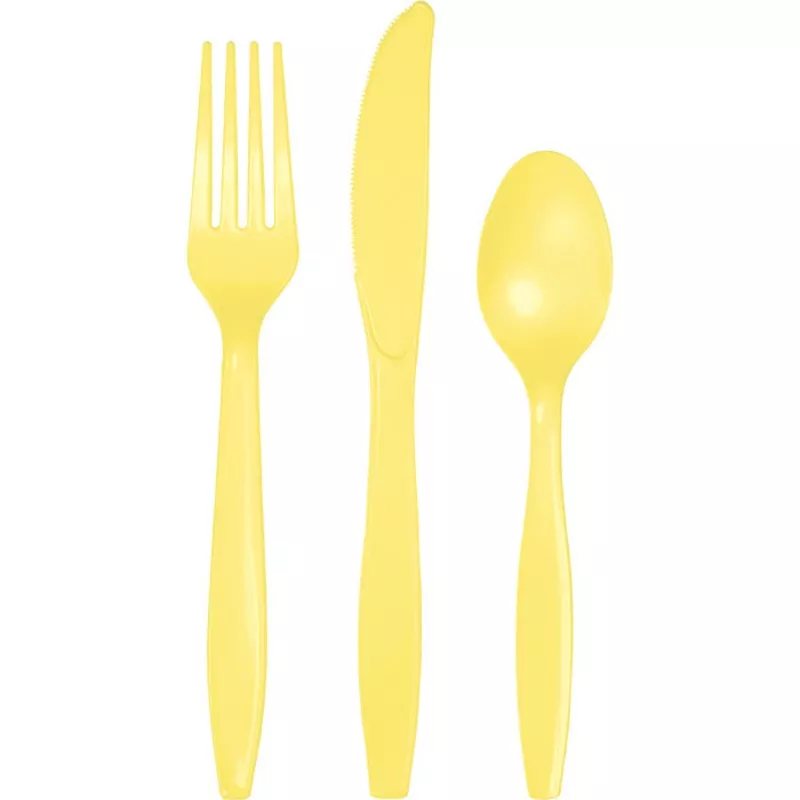 Mimosa Assorted Plastic Cutlery (12 Pkgs per Case)