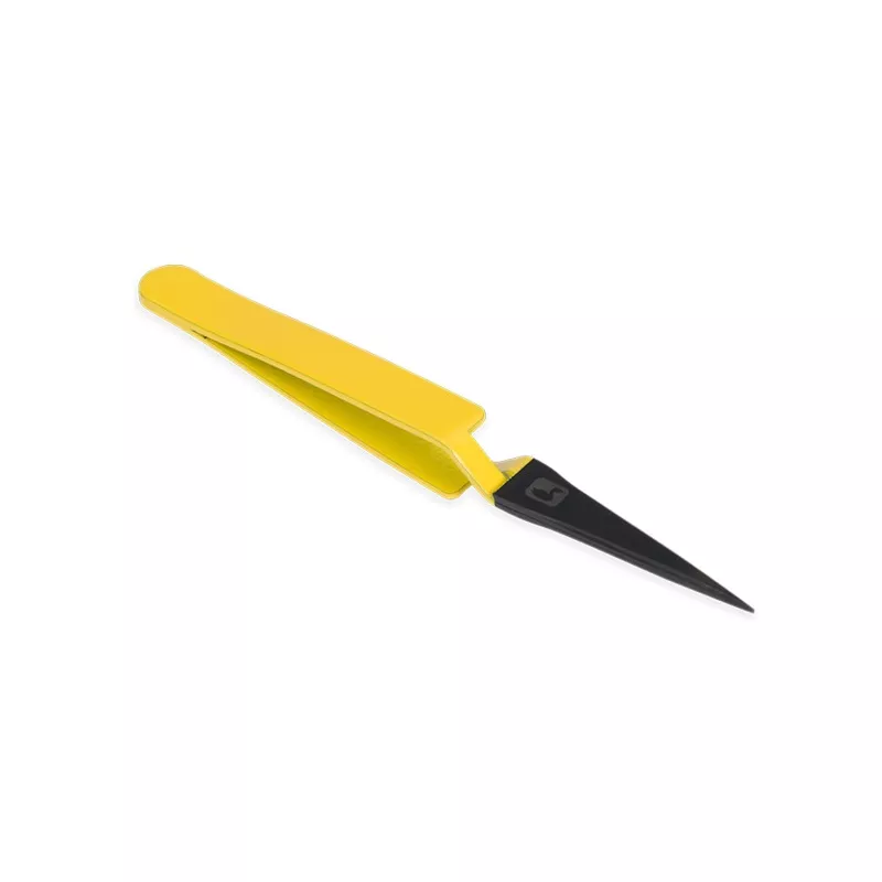 Mini Straight D-Loop Tweezer Yellow