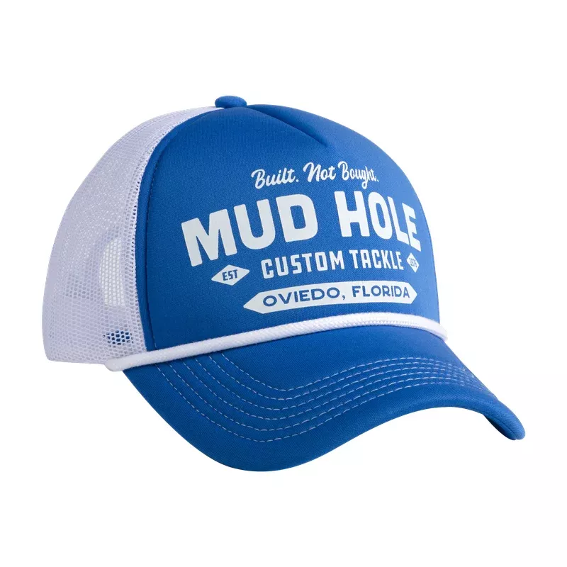Mud Hole Trucker Hat – Blue/White