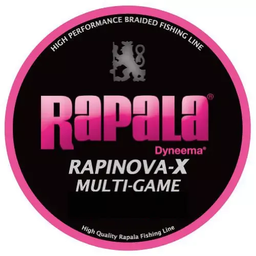Rapala Rapinova X Multi Game 100m 0.4 8.8lb Pink