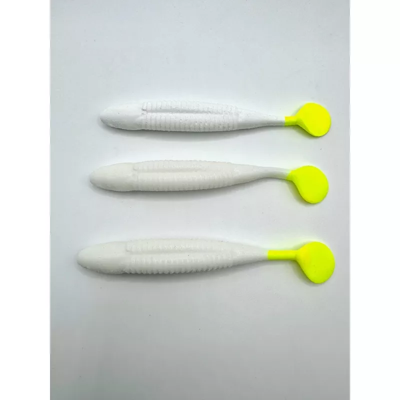 Reactive Swimbaits 3pk White/Chartreuse
