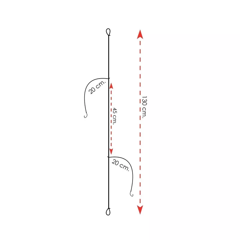 Ready Rigs 2 Hooks Size 10 Expert Predator 2046510