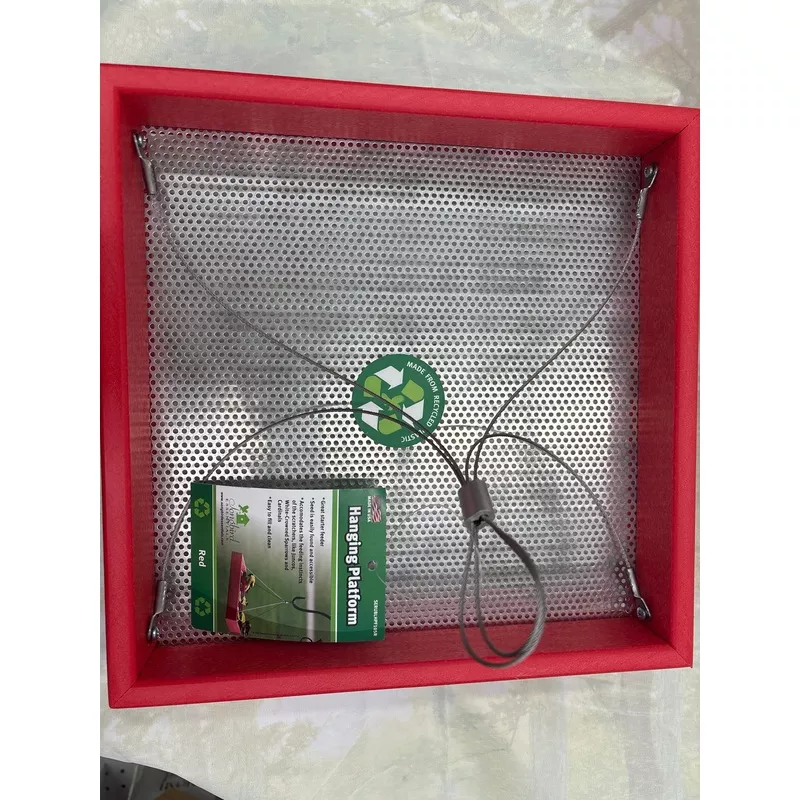 Red Hanging Feeder