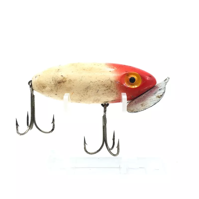 Red and White Waddle Bait