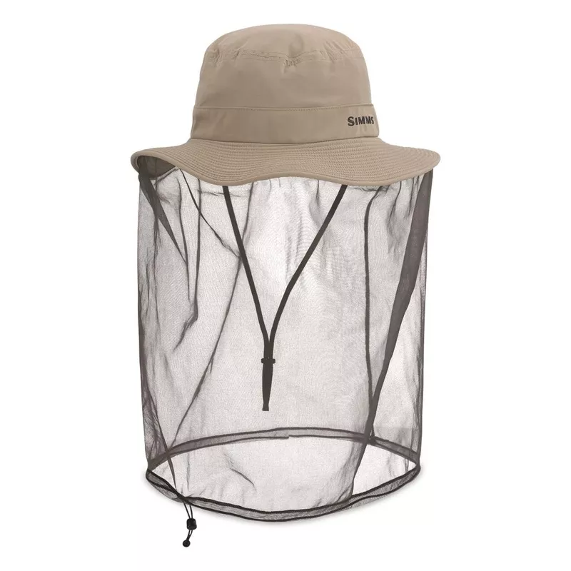Simms Bugstopper Insectshield Net Sombrero - Stone Stone