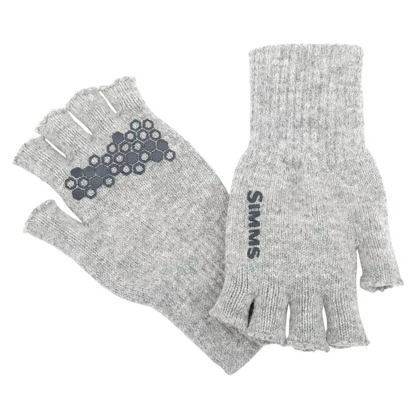 Simms Wool Half Finger Gloves - Small/Medium