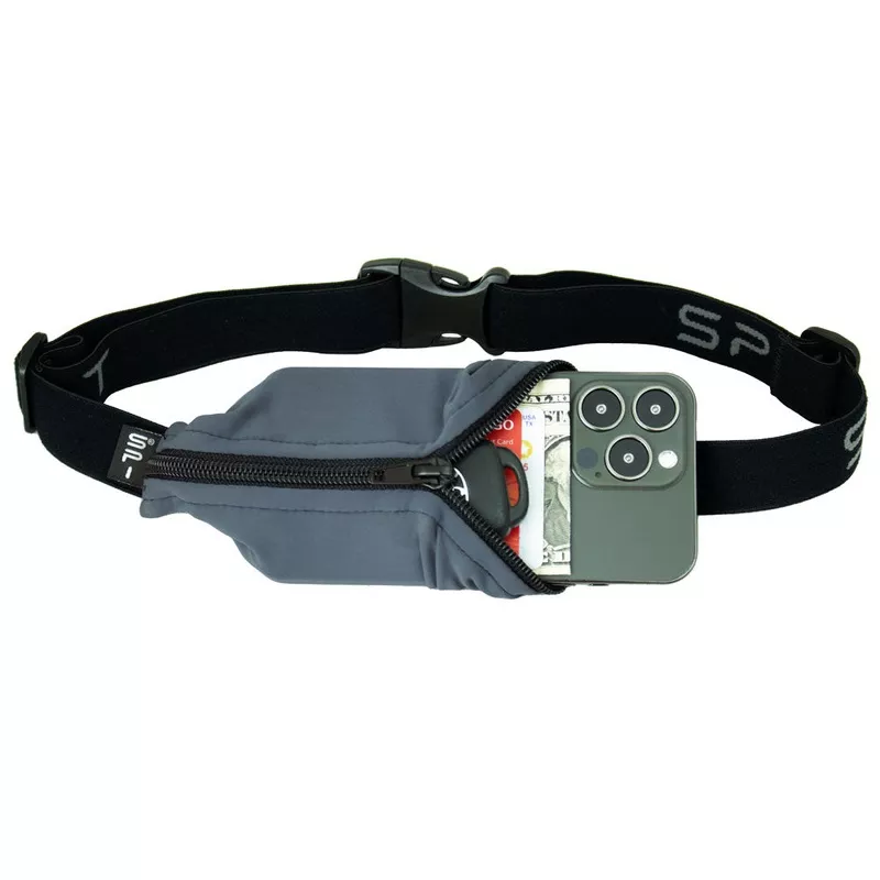 SPIbelt Original Turquoise with Black Zipper