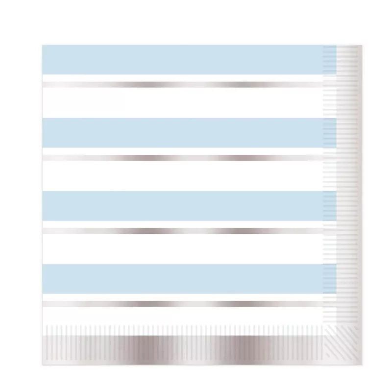 Striped Luncheon Napkins – Boy