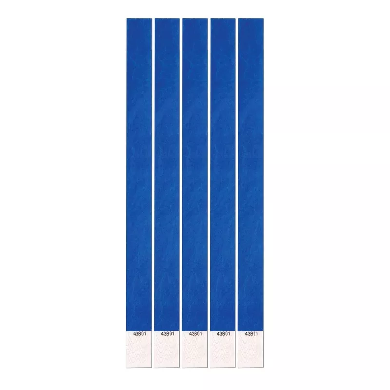 Tyvek Wristbands blue