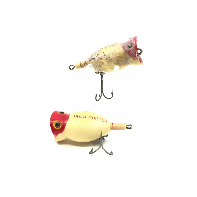 Vintage Arbogast Hula Popper Two Pack