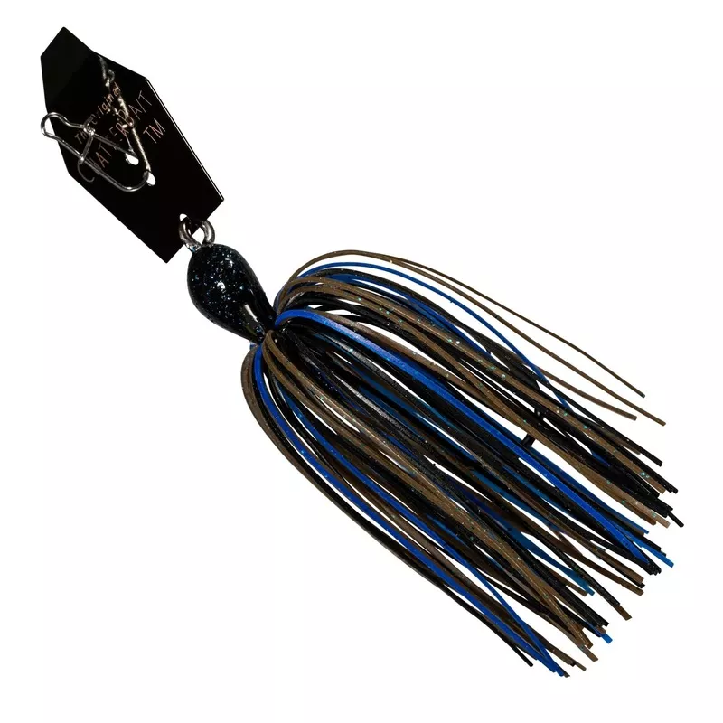 Z-Man Big Blade ChatterBait Black/Blue Candy