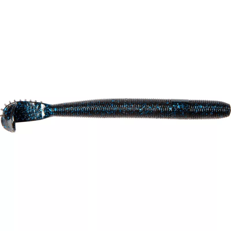 Z-Man Turbo FattyZ 6 inch Soft Plastic Swimming Stickbait 5 pack Black Blue