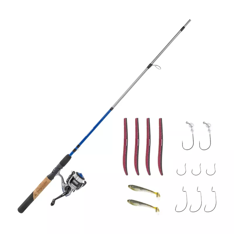Zebco Ready Tackle Bass Spinning Combo