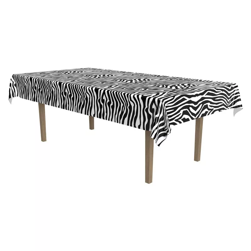 Zebra Print Party Tablecover