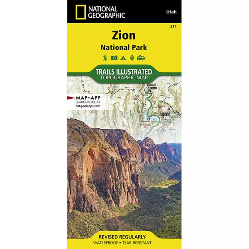 Zion National Park Map|N/A|One Size