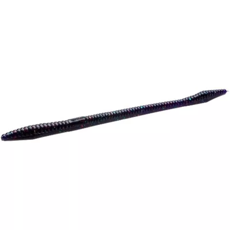 Zoom 006177 Trick Worm , 6 1/2" 20Pk, Junebug Red